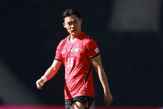 오현규는 오늘 대한민국 국가대표팀에서의 7번째 골을 기록했다. / 사진제공: 게티이미지