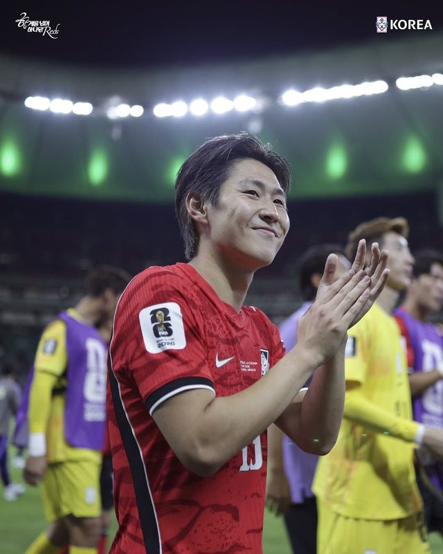 체코와의 경기에서 승리한 한국 축구 대표팀 / 이미지 출처: 대한민국 축구국가대표팀 공식 인스타그램