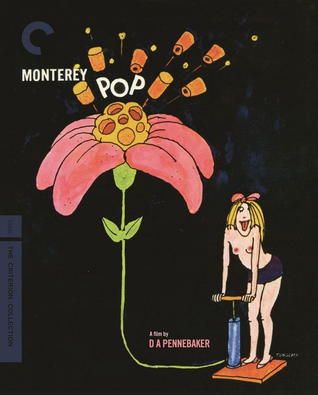 〈몬터레이 팝〉의 포스터는 프랑스 작가 토미 웅거러(Tomi Ungerer)가 제작했다. / 출처: The Criterion Collection