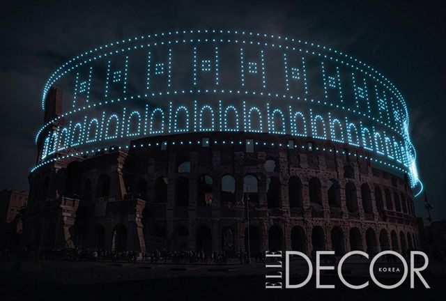 로마 콜로세움의 본래 모습을 건축가의 눈으로 시각화해 렌더링한 작품.