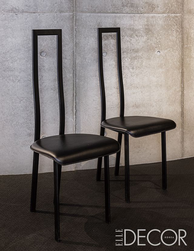 이타미 준이 디자인한 의자.