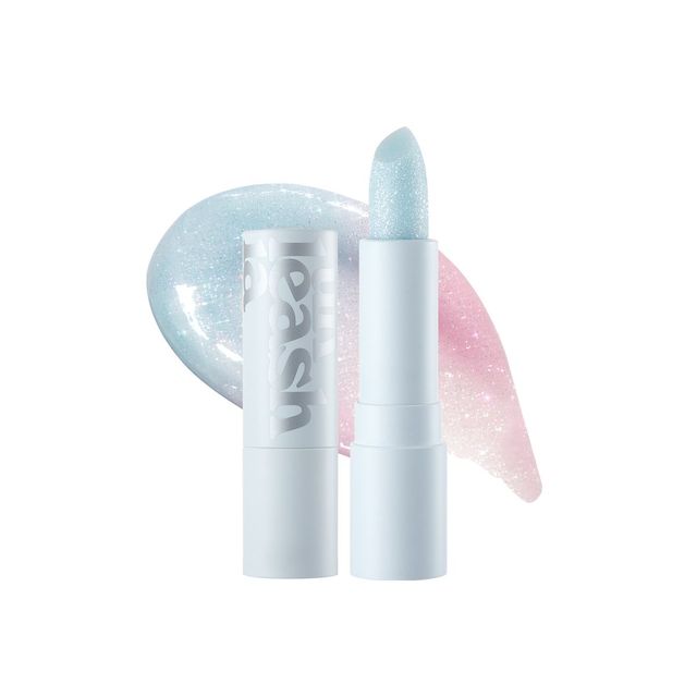 언리시아 글레시어 비건 립밤 블루라군 ★: 재입고를 거듭하는 핑크∙블루∙화이트 펄 립밤, 바르면 라이트 핑크로 변한다. 비타민 A 유도체 등 스킨 케어 성분 함유. 3.3g 1만5천원. 
