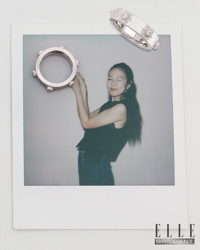 베스트는 OPEN YY. 데님 팬츠는 PORTS INTERNATIONAL.