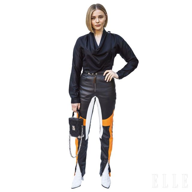 쇼에 참석한 클로이 모레츠. 