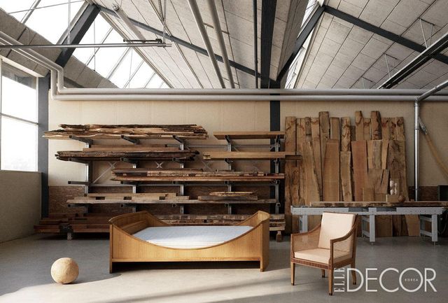 칼 한센 앤 선의 ‘더 랩’이 복원하고 제작한 카레 클린트 디자인의 ‘스페리컬 베드’와 ‘잉글리시 체어’.