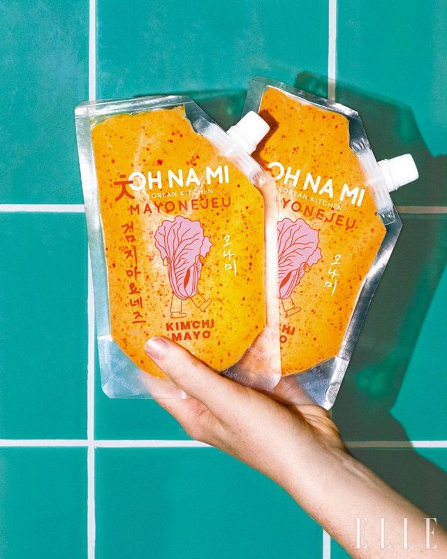 김치의 풍미를 크리미하게 즐길 수 있는 김치 마요.