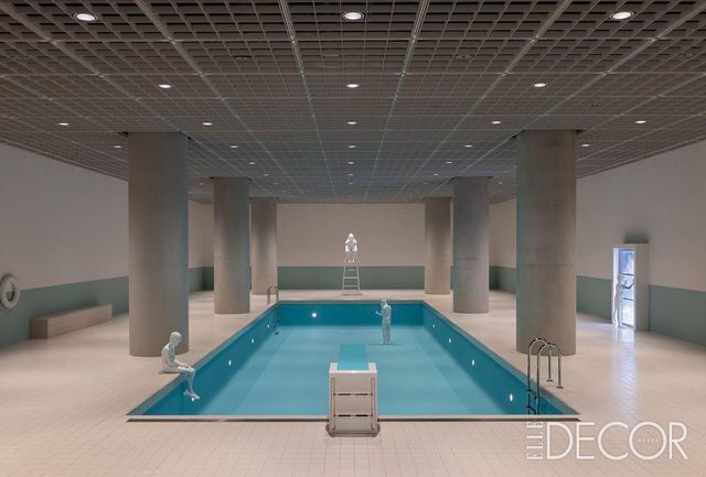 서울 아모레퍼시픽미술관에 전시 중인 작품들. ‘The Amorepacific Pool’(2024).