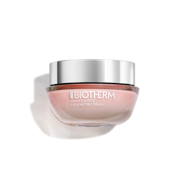 비오템 아쿠아수르스 시카 뉴트리 크림: 병풀 추출물과 판테놀, 세라마이드가 빠르게 자극을 가라앉히고 수분을 공급한다. 중∙복합성에도 굿. 50mL 7만원. 