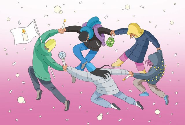 일러스트레이터 서영의 작품 'Our light' 