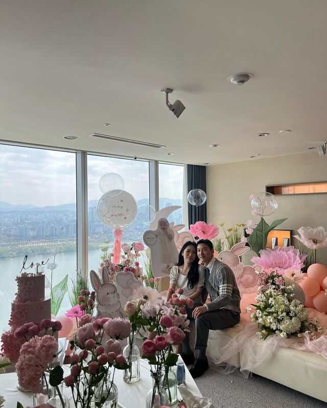 허니제이가 공개한 딸 돌잔치 현장 