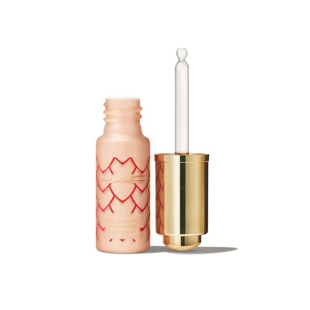 맥 몰튼 메탈 하이라이터 러브 스트럭 매니 문스 어고 - 브론즈, 골드 톤 액상이라 소량을 직접, 또는 파운데이션에 섞어 발라 따스한 안색을 만들 수 있다. 14mL 5만8천원.