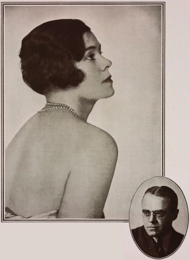 예본드의 1927년작에 촬영한 사진으로 Lady Mercy Greville과 Basil Herbert Dean의 포트레이트. 