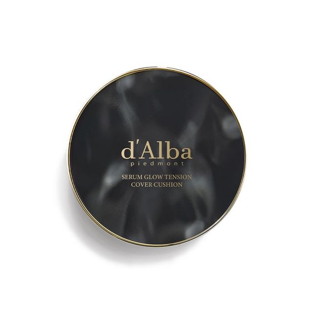 달바 세럼 글로우 커버 텐션 쿠션 - 송로버섯 추출물, 글루타티온, 각종 식물성 단백질과 펩타이드를 담은 세럼과 고운 안료 입자로 촉촉하면서 커버력 좋은 3중 기능성. 17g 5만8천원. 