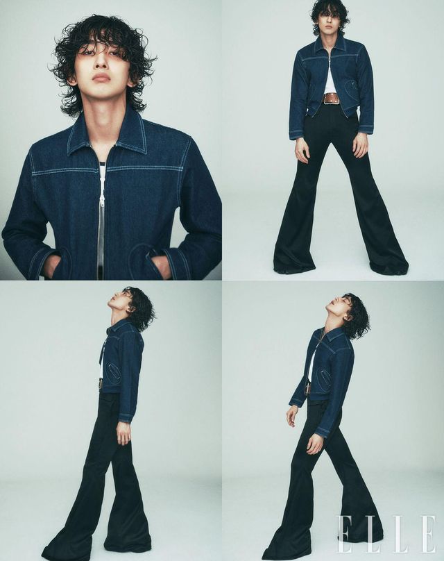 슬리브리스 톱은 Circusfalse. 재킷은 Gimaguas by Shop Amomento. 팬츠는 Lele Lin. 벨트와 슈즈는 모두 스타일리스트 소장품.