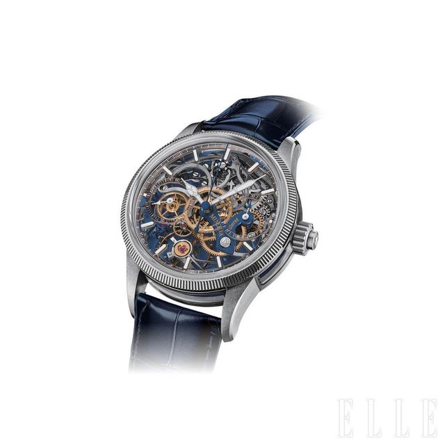 몽블랑 1858 언베일드 미네로바 모노푸셔 크로노그래프.