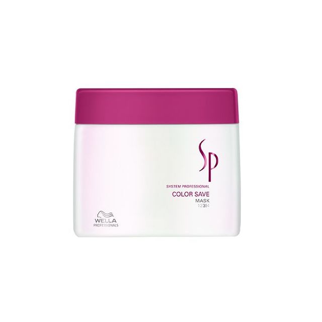 웰라 프로페셔널 SP 컬러 세이브 마스크 - 색소가 빠져나오지 않게 막을 형성하고 모발과 유사한 영양 성분을 공급하는 마스크. 200mL 4만3천8백원. 