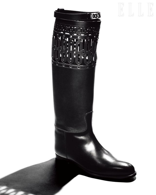 카프스킨 점핑 부츠는 가격 미정, Hermès.