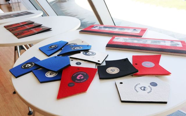 DDP 잔디사랑방에 전시된 파츠파츠 컬렉션.