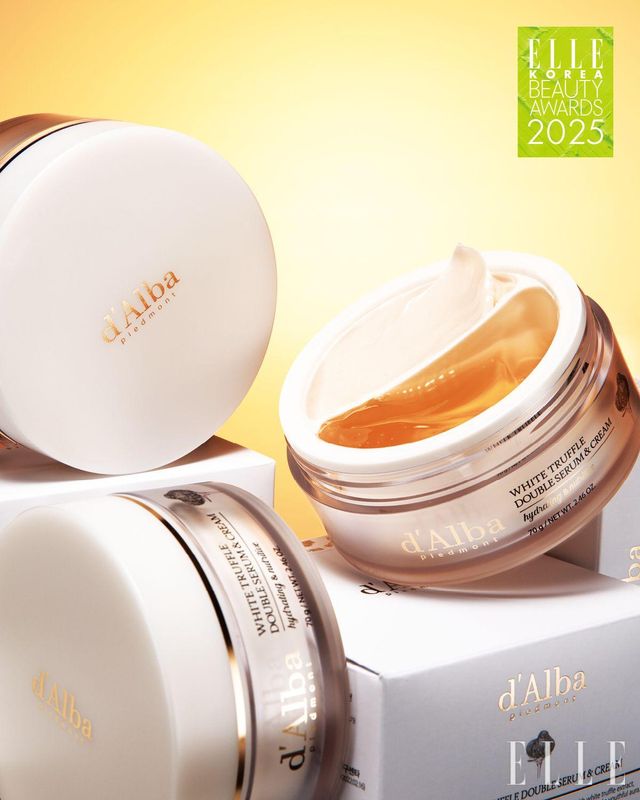 화이트 트러플 더블 세럼 앤 크림, 70g 7만8천원, D’alba.