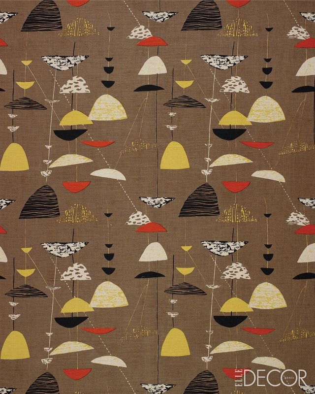 Lucienne Day, Calyx, 1951, Screen-Printed Curtain Fabric, Heal Fabrics.