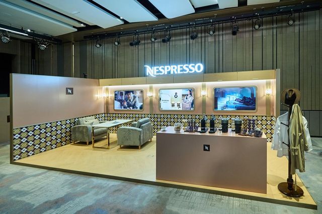 전 세계에서 서울과 뉴욕, 두 곳에서만 개최된 네스프레소 2025 신규 캠페인 론칭 행사장.