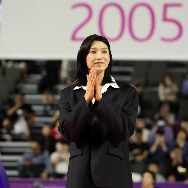 18일 인천 삼산월드체육관에서 열린 김연경의 정식 은퇴식.