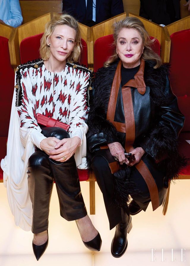 케이트 블란쳇과 카트린 드뇌브가 참석한 프런트로.