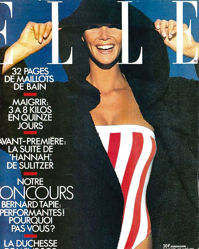 ‘몸’을 주제로 질 벤시몽이 촬영한 모델 엘 맥퍼슨의 화보가 1986년 5월 12일에 발행된 <엘르> 프랑스 커버를 장식했다. 