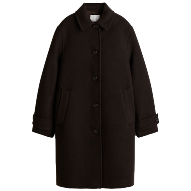 다크 브라운 카 코트