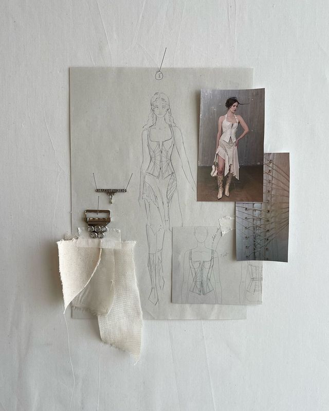 마리나 이어리의 인스타그램에 공개된 무드보드