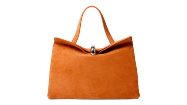 발레리 스웨이드 가죽 소프트 백