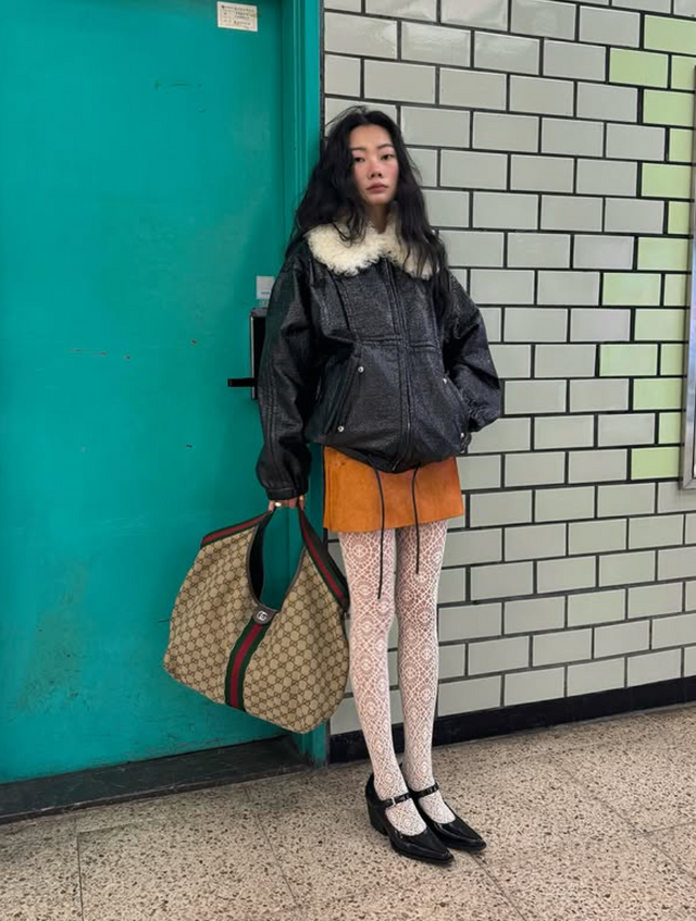 구찌 질리오 스몰 토트백을 든 인플루언서 박민주 @mjbypp