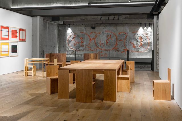 Installation view Donald Judd: Furniture, November 27, 2025 – April 26, 2026, Hyundai Card Storage, Seoul, Korea. Donald Judd Art © Judd Foundation/ SACK, Korea.