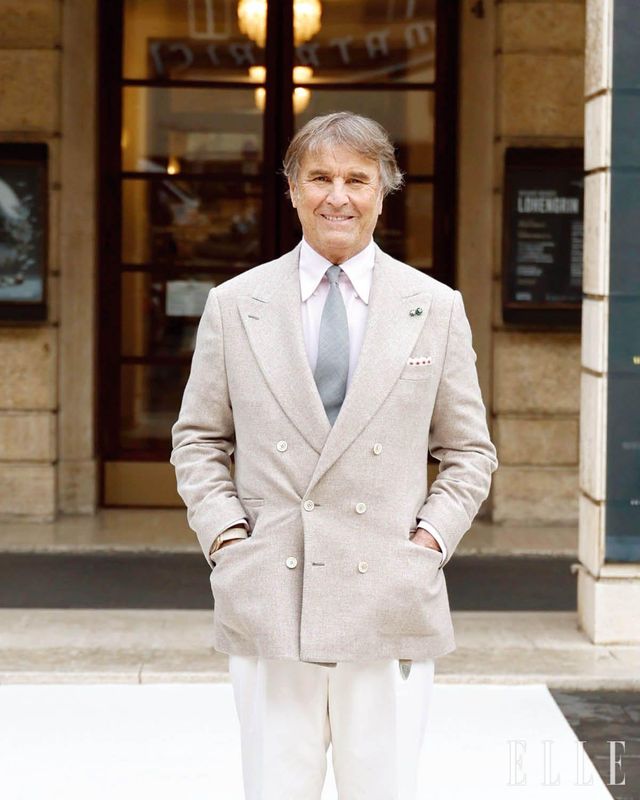 이야기의 주인공 브루넬로 쿠치넬리. 