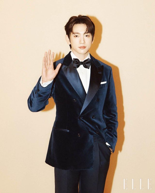 행사에 참석한 박진영 배우. 