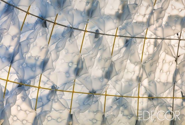 에어 캡 파빌리온의 디테일. 