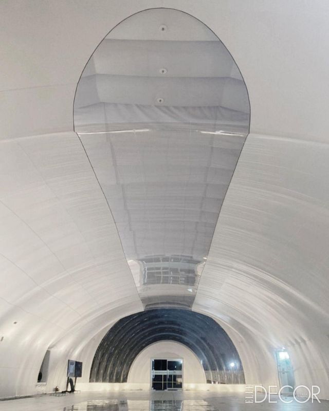 에어빔 파빌리온 내부. 