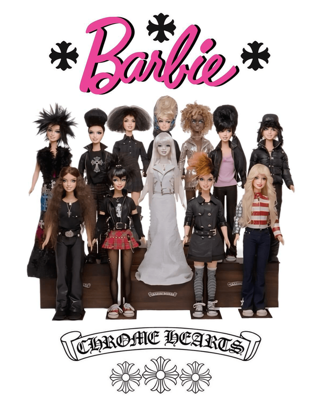 2010년 4월 9일에 마이에미 비치에서 포착한 크롬하츠 바비. 오리베의 헤어 스타일링이 특징이다. (Photo by Alexander Tamargo)