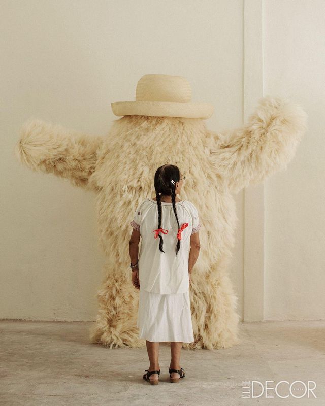 용설란 잎에서 채취한 섬유인 사이잘로 만든 사랑스러운 몬스터 ‘Tonahuixtla’.