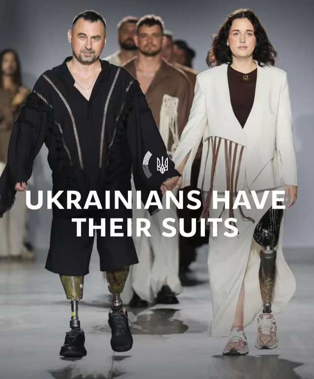 우크라이나 국민들도 수트 있습니다. 우크라이나 외무부가 공식 소셜미디어에 업로드한 이미지.