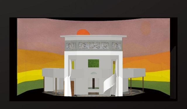 피에르 요바노비치는 이번 공연의 배경을 1920년대 아틀리에로 설정했다. 인물의 정서적 여정을 따라 내러티브와 함께 변화해 나가는 세트 디자인.