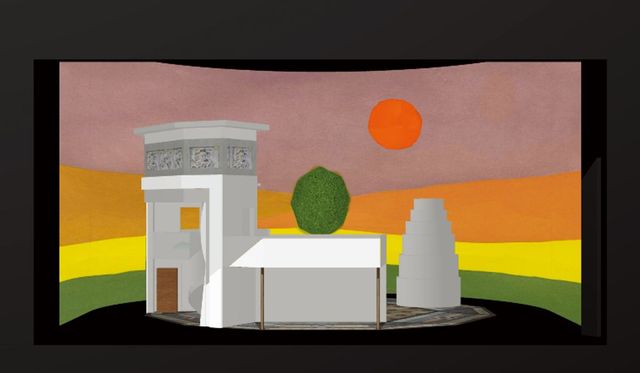 피에르 요바노비치는 이번 공연의 배경을 1920년대 아틀리에로 설정했다. 인물의 정서적 여정을 따라 내러티브와 함께 변화해 나가는 세트 디자인.