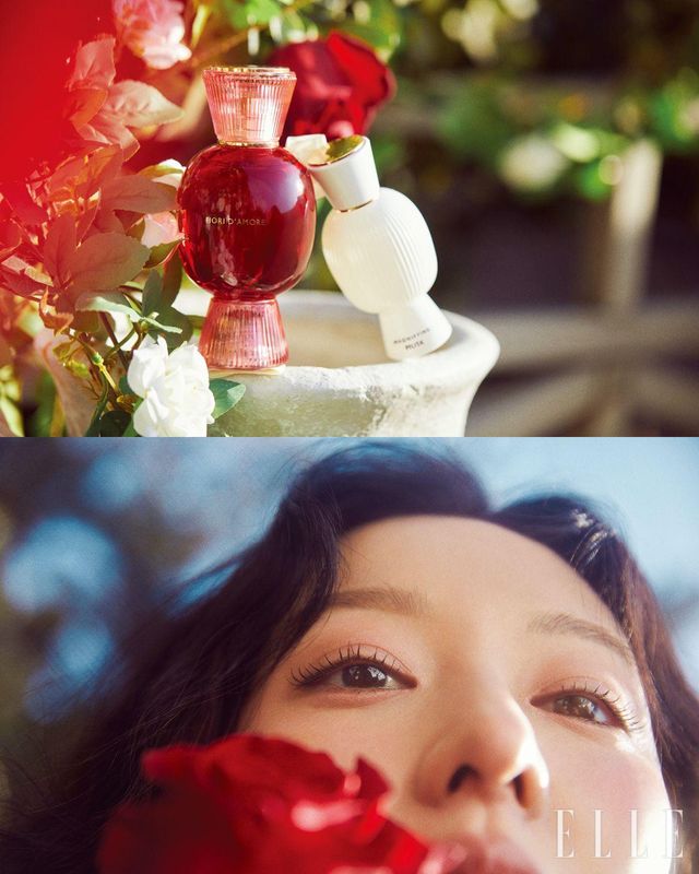 처음 두근거림을 느낀 순간부터 사랑에 깊이 스며들기까지 숭고한 사랑의 서사에 불가리 알레그라 피오리 다모레 오 드 퍼퓸과 불가리 매그니파잉 머스크 에센스 오 드 퍼퓸이 늘 함께할 것. 매그니파잉 머스크 에센스는 암브레트에서 추출한 심플한 머스크 향이 섬세하면서도 강렬한 한 끗을 더해 알레그라 피오리 다모레만의 풍성한 장미 향과 만났을 때 사랑의 감정을 더욱 극대화해 준다. 불가리 알레그라 피오리 다모레 오 드 퍼퓸, 50ml 24만4천원, 불가리 알레그라 매그니파잉 머스크 에센스 오 드 퍼퓸, 40ml 26만7천원, 모두 Bvlgari.