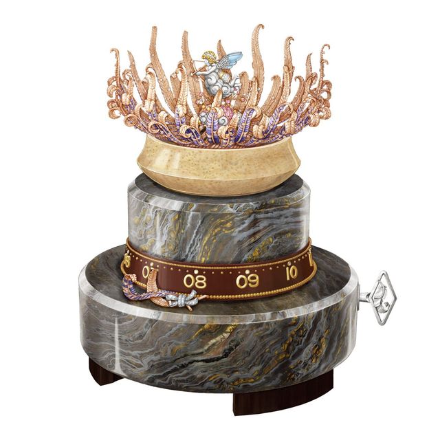 사랑의 신 큐피드가 등장하는 네상스 드 라무르 오토마통.