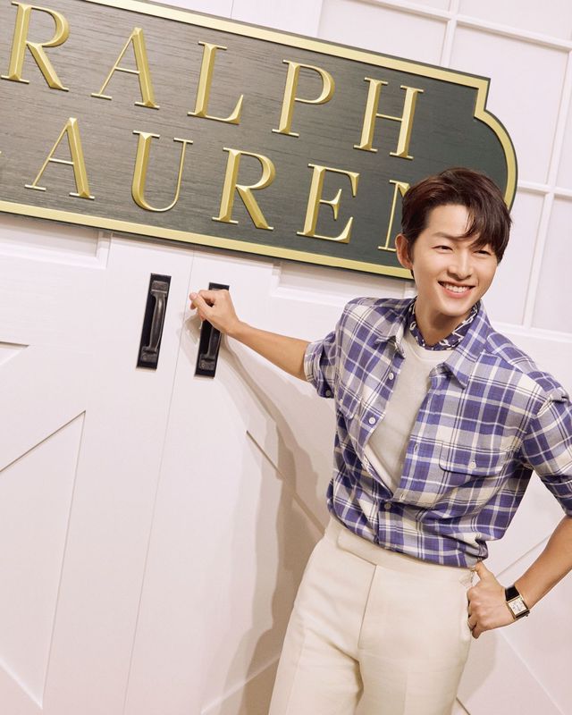  2025 스프링 리씨 패션 익스피리언스에 참석한 랄프 로렌 코리아 앰배서더 송중기.