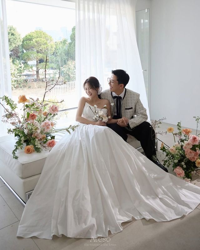 김지민, 김준호 커플 웨딩 화보 