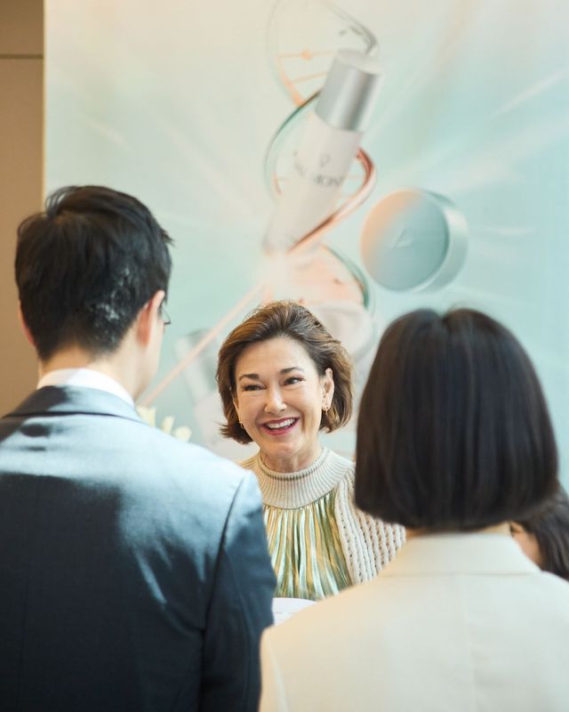 발몽의 글로벌 비즈니스 40주년을 축하하는 행사 현장.