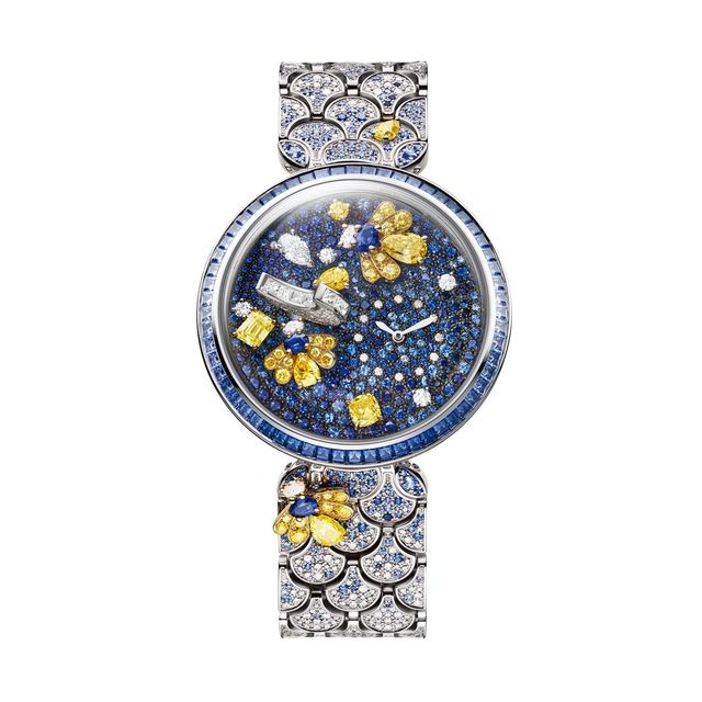 반딧불이를 모티프로 한 노테 스텔라타 디바 하이 주얼리 워치.