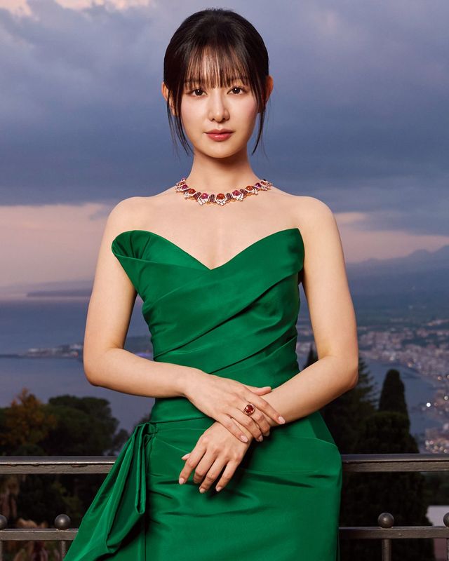 폴리크로마 이벤트에 참석한 배우 김지원. 