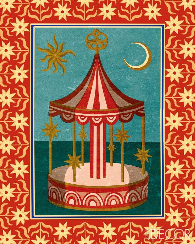 홈 인테리어 브랜드 라 카사노(La Casano)를 위해 작업한 아트워크. 